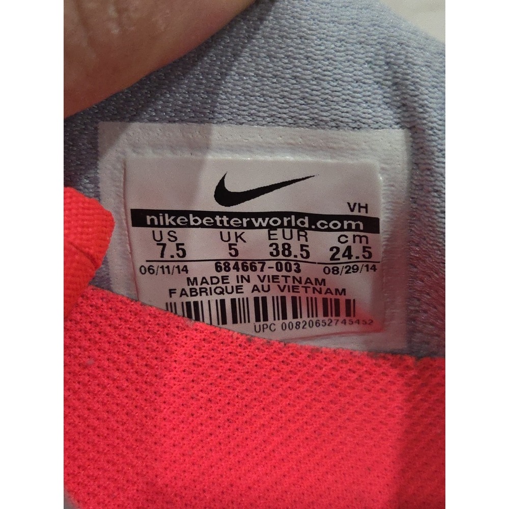 Nike Shoes Womens 7.5 FS Lite Run 2 Athletic Sneakers 684667-003 Gray Mesh - Picture 10 of 10